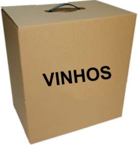 Caixa de Papelão para Vinhos - E-Commerce