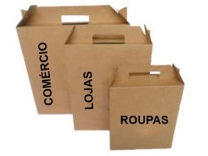 Caixas de Papelão para Roupas, Lojas, Comércio