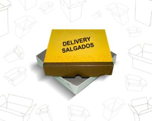Caixas de Papelão para Salgados - Delivery