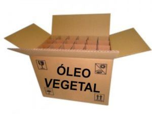 Caixa de Papelão para óleo vegetal