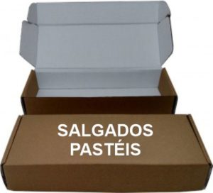 Caixas de Papelão para Salgados ou Pastéis