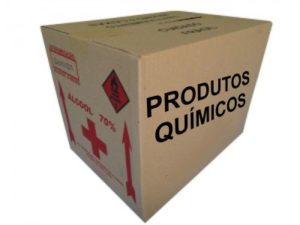 Embalagens de papelão para produtos quimicos